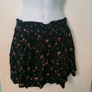 Floral forever 21 skirt